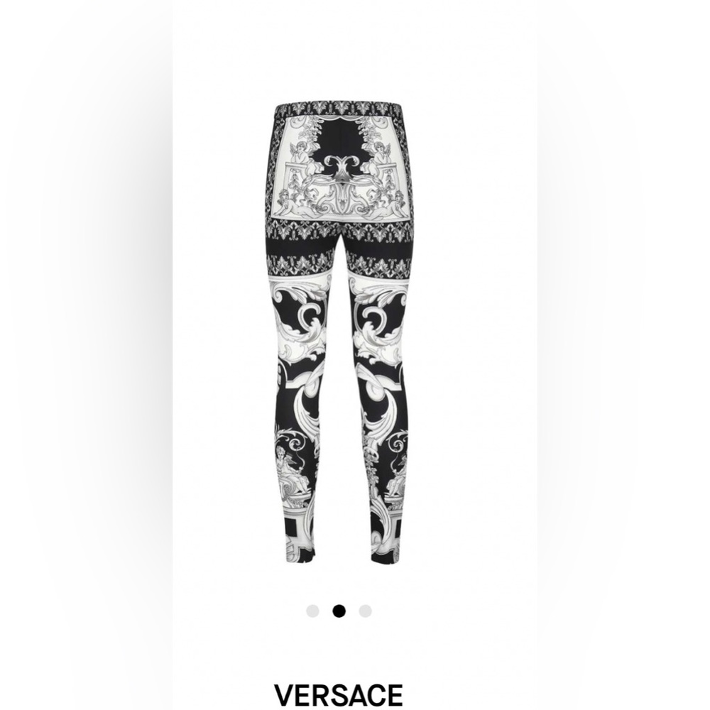 Versace printed leggings
